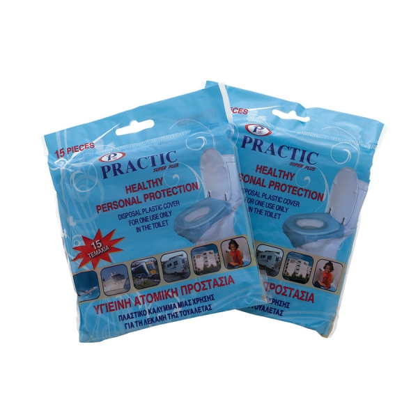 "Practic" πλαστικό κάλυμμα μιας χρήσης 15 τεμ. σε σακουλάκι