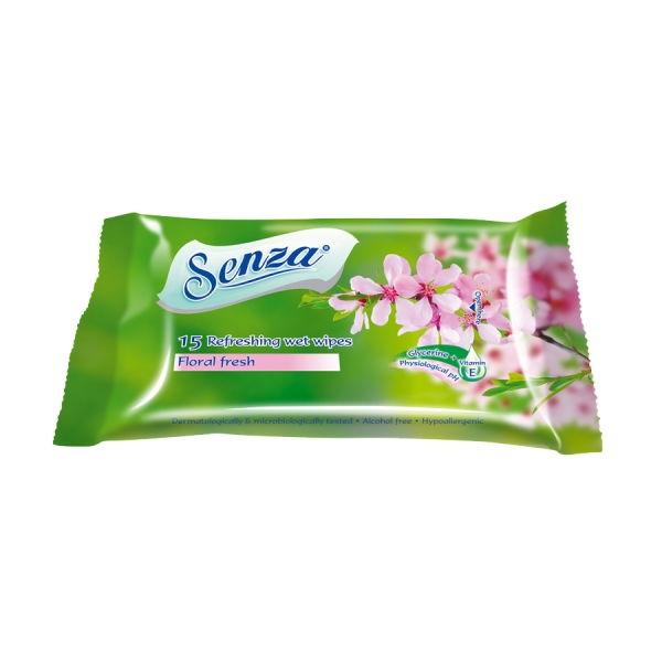 Υγρομάντηλα &quot;Floral Fresh&quot; Wet Wipes 15 τεμ.