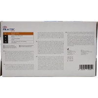 &quot;Practic&quot; Black Nitrile - Vinyl examination  gloves  / powder free  100 pcs.